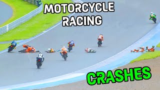 Motorcycle Racing crashes Compilation HD part 1 [upl. by Cummine]