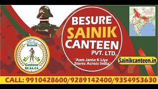 BeSure Sainik Canteen Business Opportunity  Low Investment High Return No Franchise fee Business [upl. by Onej]