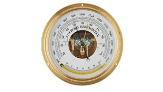 Aneroid Barometer  Instrument for measuring atmospheric pressure [upl. by Ocirderf964]