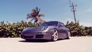 Porsche 911 Carrera on 20quot Vossen VVSCV3 Concave Wheels  Rims [upl. by Ierbua]