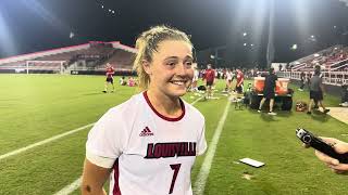 WSOC Amber Jackson Postgame Interview 81524  Bellarmine [upl. by Natanoy438]