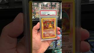 PSA Graded 1st Edition Shadowless Charizard😮‍💨 charizard pokemon basesetcharizard shorts psa [upl. by Shanta]