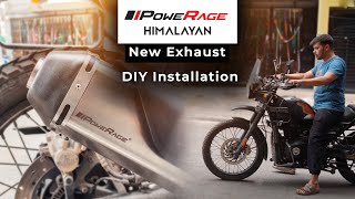 DIY Himalayan Exhaust Upgrade Installing PoweRage Exhaust  StepbyStep Guide [upl. by Dailey]