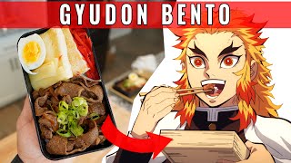 I FINALLY MADE The Gyudon Beef Bento from Mugen Train [upl. by Lamej127]