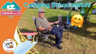 Ein Traum wird wahr 🤗 Campingstühle als Schaukelstuhl [upl. by Stalker]