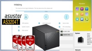 Asustor AS3204T initial Setup and First Peek Part 2 [upl. by Sedruol876]