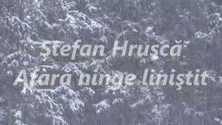 Ştefan Hruşcă  Afară ninge liniştit cu versuri de George Coşbuc [upl. by Comptom655]