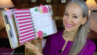 Review Franklin Covey My Minds Eye Planner Love Binder 2017 Botanical Planner Inserts and More [upl. by Irra]