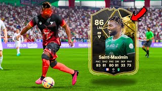 86 TOTW ALLAN SAINTMAXIMIN PLAYER REVIEW 🔥  FC 24 ULTIMATE TEAM [upl. by Genesa]