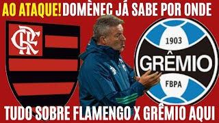 Domènec descobre o ponto fraco do Grêmio Tudo sobre Flamengo e o time gaúcho aqui [upl. by Ailin]