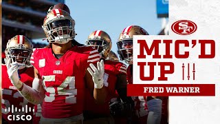 Micd Up Fred Warner Wrecks Havoc vs the Buccaneers  49ers [upl. by Adama]