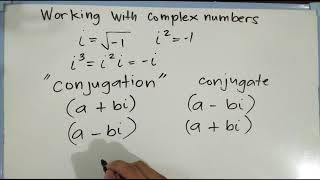 What are Conjugates of Complex Numbers [upl. by Elyad]