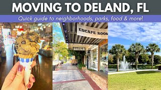 Moving to Deland Florida  Your Guide to Neighborhoods Schools amp More   Deland Florida Tour [upl. by Torrie]