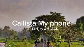 Calling my phone  Lil Tjay amp 6Lack  lyrics lagu [upl. by Ydnir]