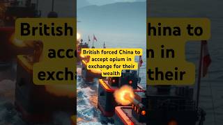 British forced China to accept opium in exchange for their wealth OpiumWars BritishEmpire [upl. by Nitsoj]