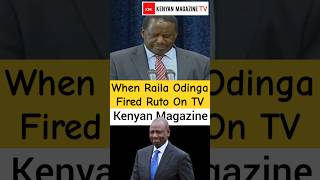 When Raila Odinga suspended William Ruto back when he was the Agriculture CS [upl. by Ylehsa]