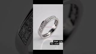 Latest Platinum diamond rings l Platinum rings for Men with price l Mens jewellery shorts [upl. by Seto775]