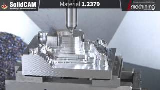 Manufacturing of a 3D Mold with iMachining [upl. by Nilrah]