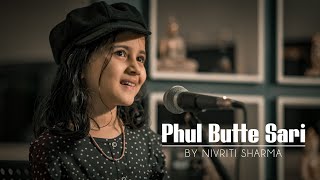 PHUL BUTTE SARI फूलबुट्टे BY NIVRITI SHARMA KID VERSION FROM DARJEELING Nivritisoundtrack [upl. by Clippard]