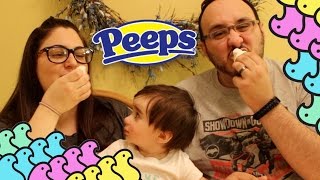 BABY EATS PEEPS CANDY FOR FIRST TIME [upl. by Sergei]