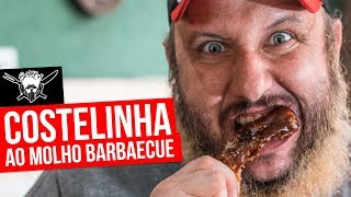 Costelinha no Dry Rub e Molho Barbecue [upl. by Kerrill260]