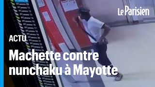 Mayotte  violente bagarre à la machette en plein centre commercial [upl. by Bowyer663]