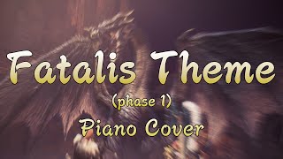 MHW Iceborne The Legend Descends Fatalis Theme  Piano Cover  Sheet Music in Description [upl. by Kreindler475]