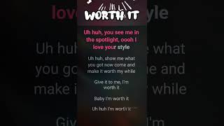 Fifth Harmony  Worth It Lyrics ft Kid music song spotify [upl. by Sesmar710]