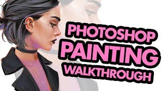 Digital Painting Workflow in Photoshop [upl. by Zumstein]