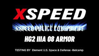 XSPEED  NIJ HG2 IIIA 08 ARMOR ARAMID 多曲 [upl. by Anemix]