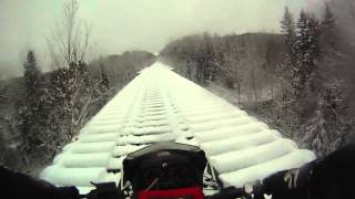 Ontario Snowmobiling January 2013 [upl. by Collin]