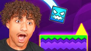 Playing Geometry Dash For The First Time [upl. by Berty623]