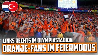 Oranje im Feiermodus Unglaubliche Reaktionen der niederländischen Fans links rechts im stadion [upl. by Gillespie]