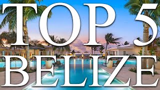 TOP 5 BEST luxury resorts in BELIZE CARIBBEAN 2024 PRICES REVIEWS INCLUDED [upl. by Ahsimat721]