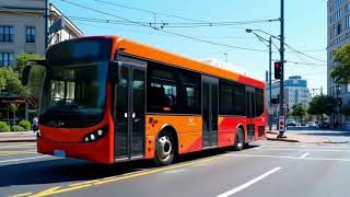 Vehicle 🚗 Driverless Bus 🚌 Seen in the city [upl. by Noreik]