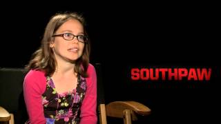 Southpaw Oona Laurence quotLeila Hopequot Official Movie Interview  ScreenSlam [upl. by Auberon586]