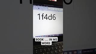 Book 📖📗  book symbol in ms word  book shortcut key books msword [upl. by Katherine]