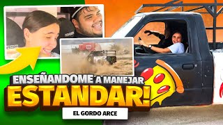 EL GORDO ARCE ENSEÑANDOME A MANEJAR ESTANDAR EN UN CARRO DE EL😂🚗MAYVE CASTRO‼️ [upl. by Yevreh]