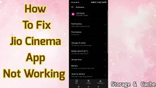 How to Fix Jio Cinema App Not Working 2024  Jio Cinema App Not Working Solutions [upl. by Nelleeus563]