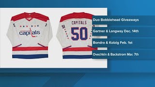 Washington Capitals announce giveaways ahead of 50th anniversary season [upl. by Desiree]