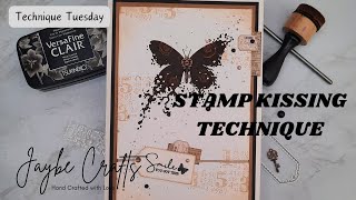 Technique Tuesday  Stamp Kissing [upl. by Arnold893]