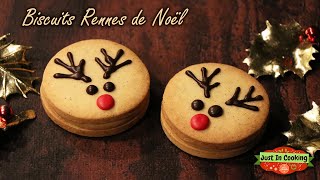 ❅ Recette des Biscuits Rennes de Noël Vanille Dulcey ❅ [upl. by Canice879]