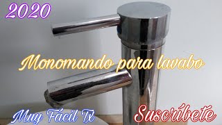 Monomando para lavabo [upl. by Siugram]