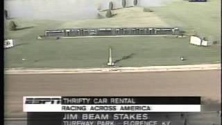 1995 Jim Beam Stakes  Serenas Song  ESPN Broadcast [upl. by Ahsoet]