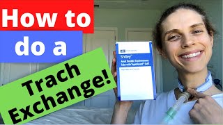 How to Do a Tracheostomy Exchange at Home How to Change a Trach Tube Life with a Vent [upl. by Lativa]