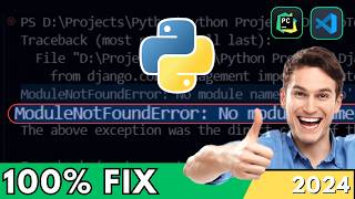 How to Fix Module Not Found Error in Python  ModuleNotFound Error FIXED [upl. by Adallard]