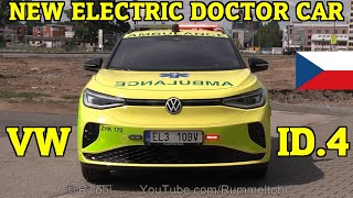 NEW First Electric Doctor Car In The Czech Republic  Hradec Kralove Ambulance Service 52024 [upl. by Ynnahc]