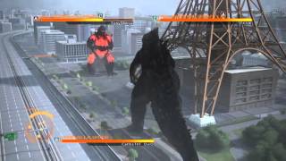 GODZILLA PS4  Online Battle  Godzilla 2014 Vs Burning Godzilla Vs Godzilla 1964  CarlosTnTOw [upl. by Annagroeg]