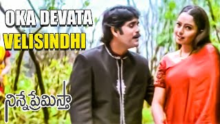 Oka Devata Velasindhi Full Video Song  Ninne Premistha Movie  Nagarjuna Soundarya [upl. by Keemahs320]