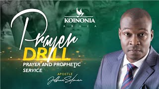 PRAYER DRILL PRAYER AND PROPHETIC SERVICE II KOINONIA SUNDAY SERVICE II03II10II2021 [upl. by Farrow]